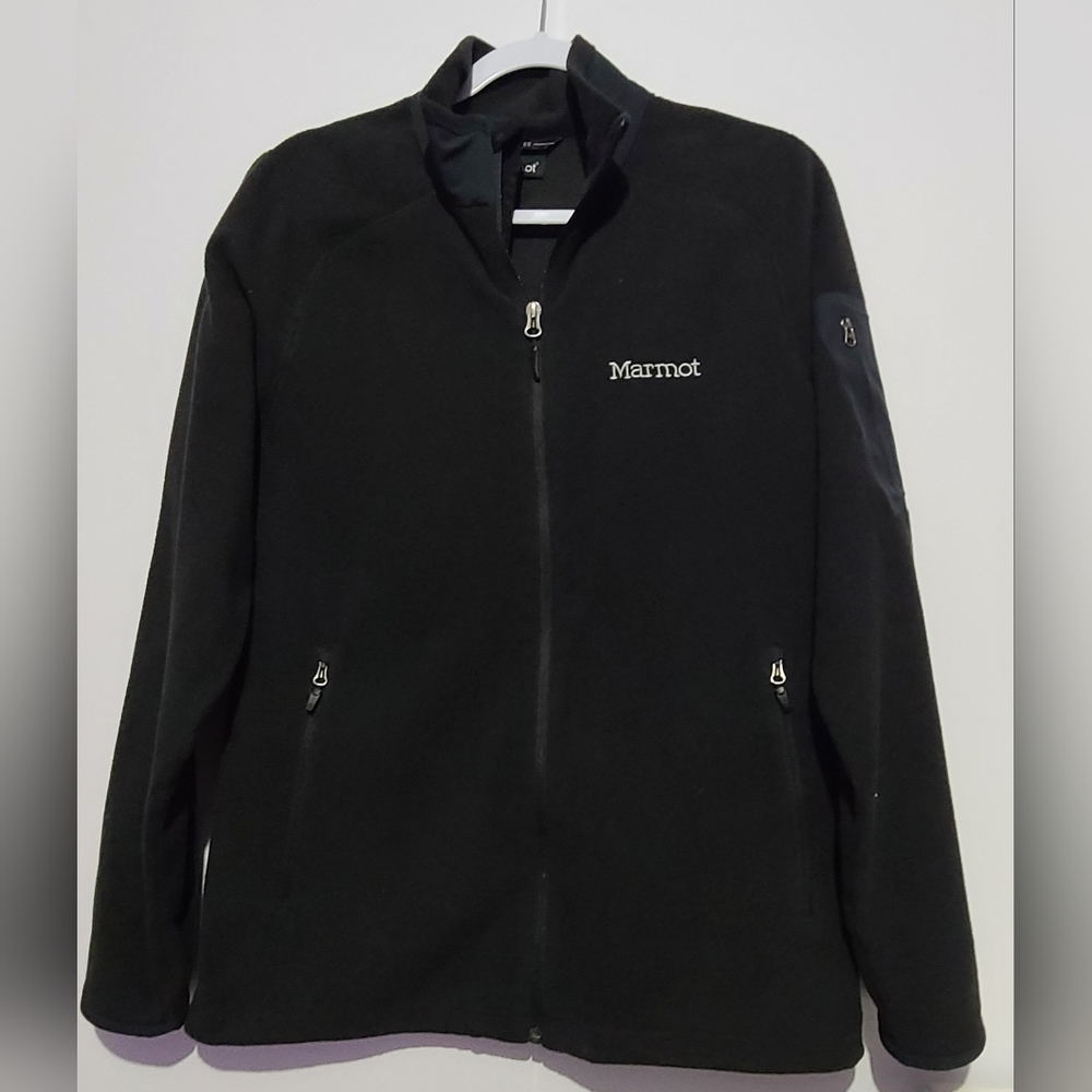 Marmot Polartec Zip-up fleece lightweight jacket, Sz M (PTP 21")